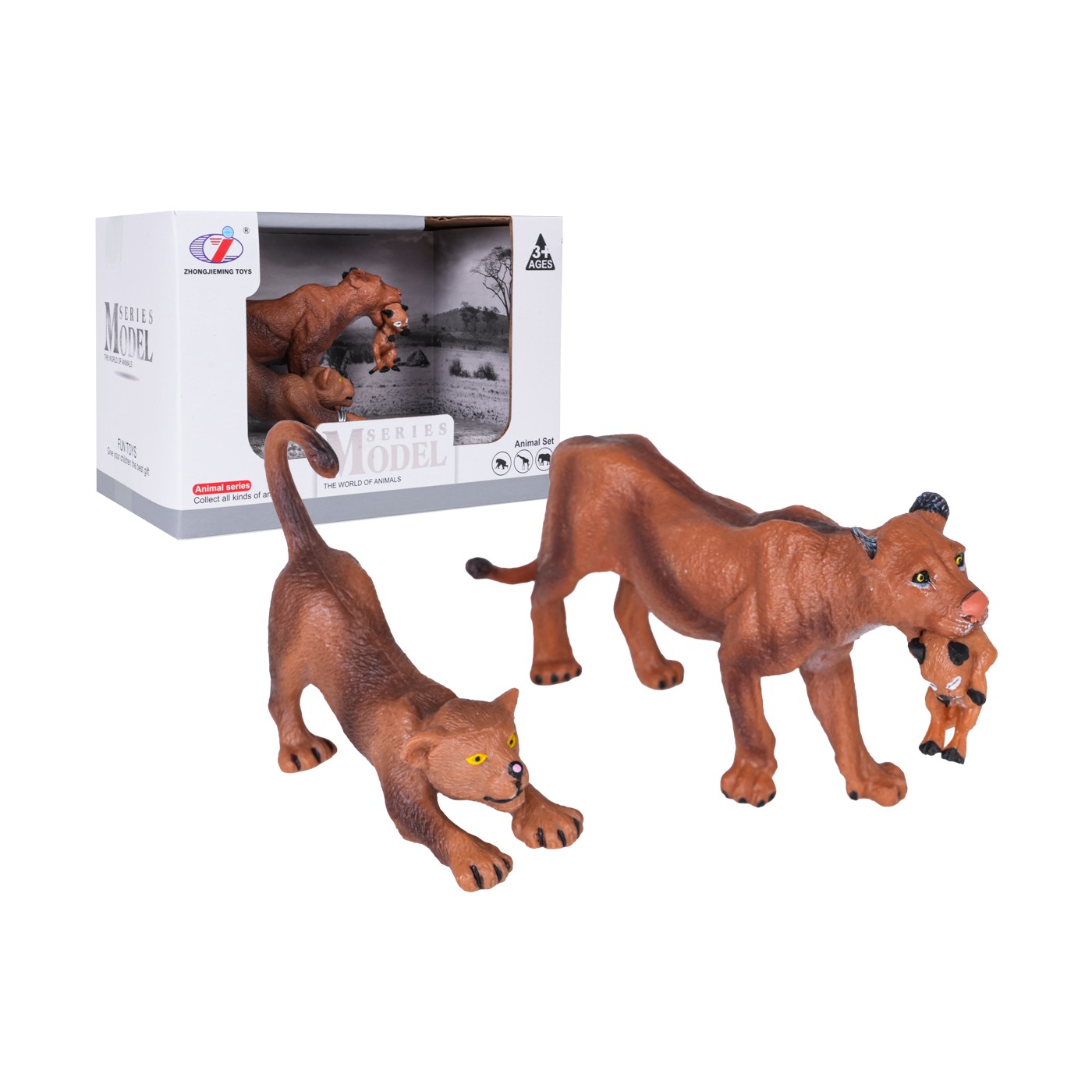 Lioness Figurine Set