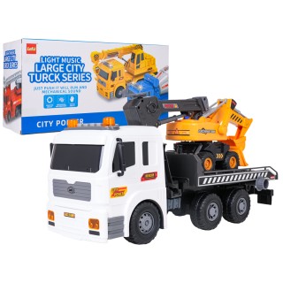 Car Transporter with Lights and Sound + Car