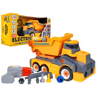 Roll-Off Tipper Truck Yellow + Accessories