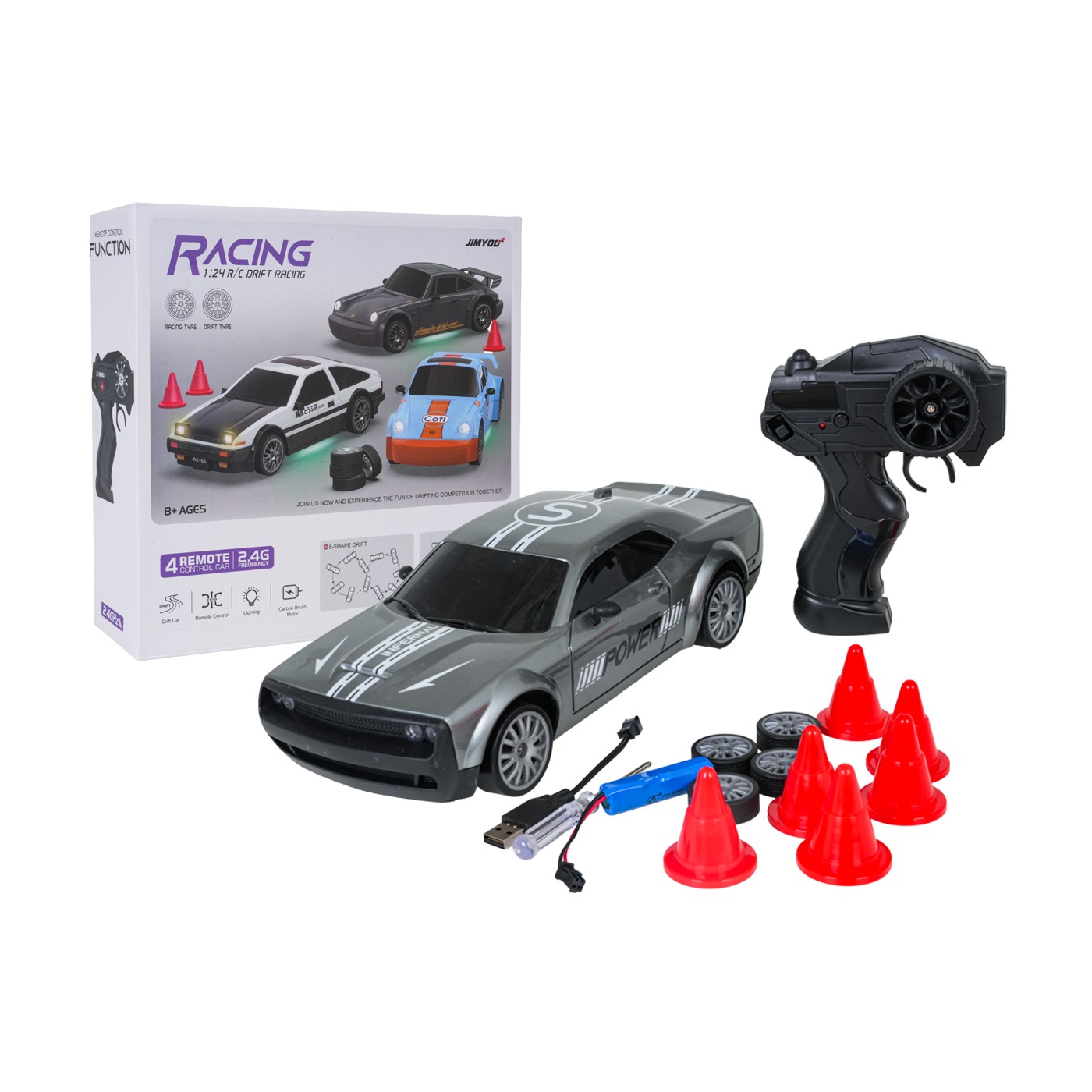 R/C Drift Car 1:24 + Accessories