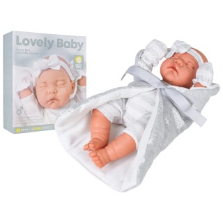 Baby Doll in Grey Blanket