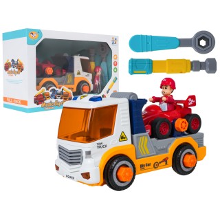 Dismountable Tow Truck + Car with Sound Function