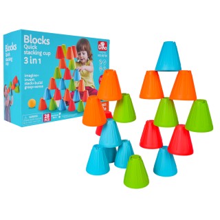 Coloured cups arcade game