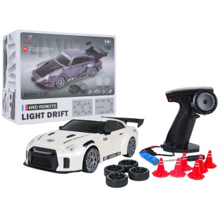 R/C Drift Car 1:20 with Lights Function White