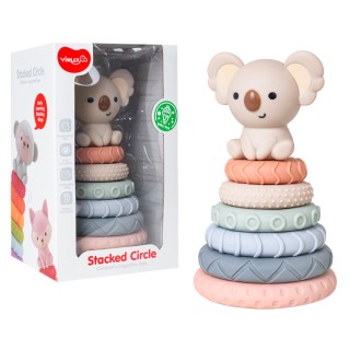 Coloured Sensory Pyramid Koala