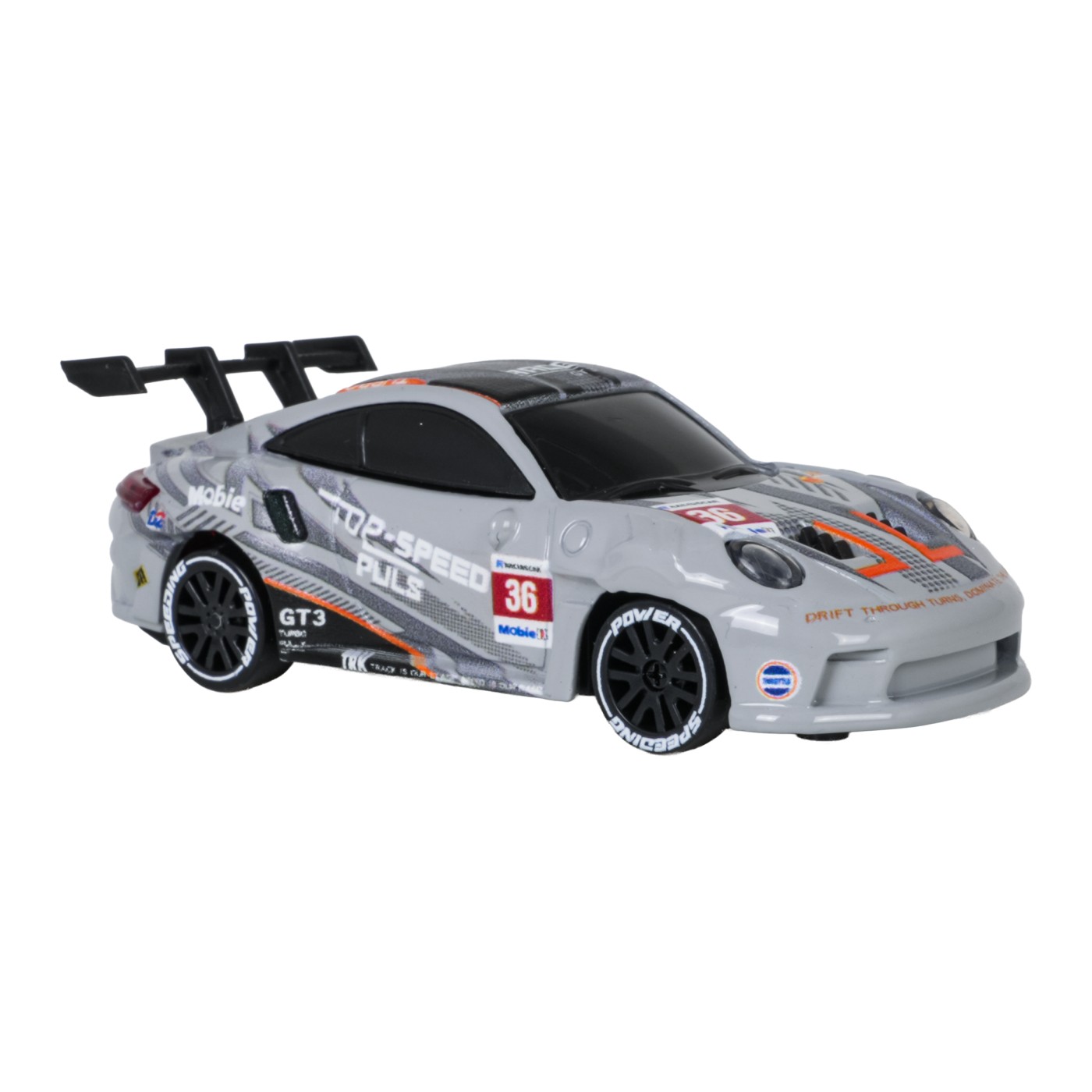 1:64 Scale R/C TOP SPEED Drift Car – Grey