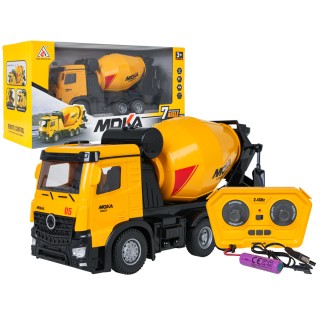 Construction Vehicles Yellow Concrete Mixer R/C