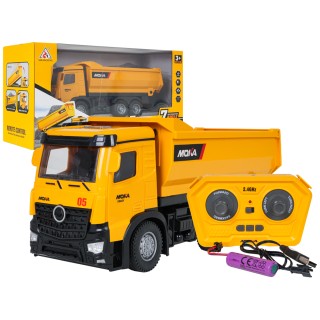 Construction Vehicle Tipper Truck Yellow R/C