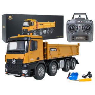 R/C Dumper Truck Yellow 1:14